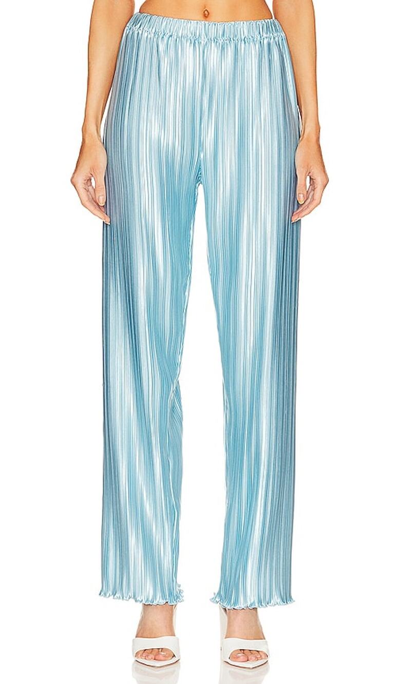 L'idee Pleated Summer Blue Le Salon Pants Size 8